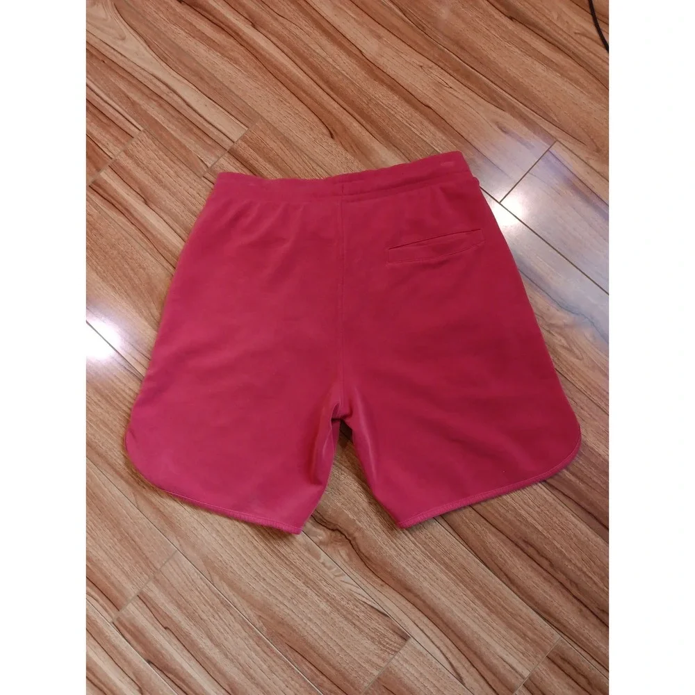 Authentic Armani Exchange Mens Sherbet Red Jogger shorts Embossed‎ Logo Size Xs